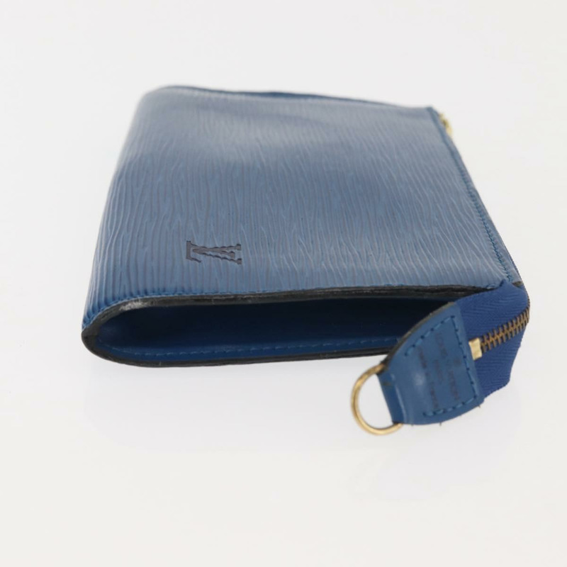 【日本直送】路易威登 Epi Pochette 配件袋 藍色 M52985 LV 正品 144296-2