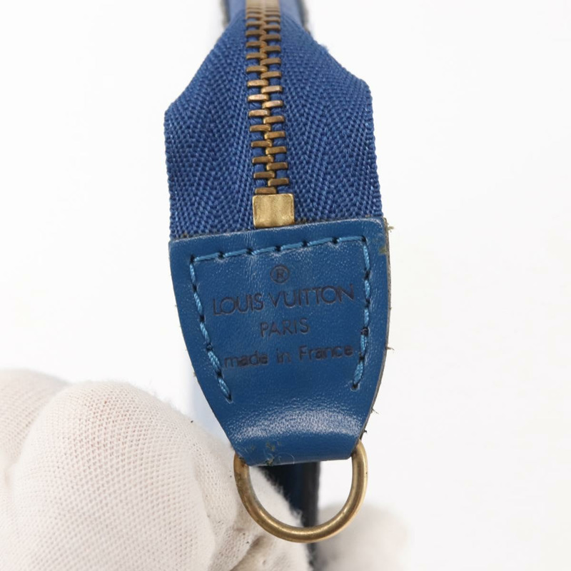 【日本直送】路易威登 Epi Pochette 配件袋 藍色 M52985 LV 正品 144296-7
