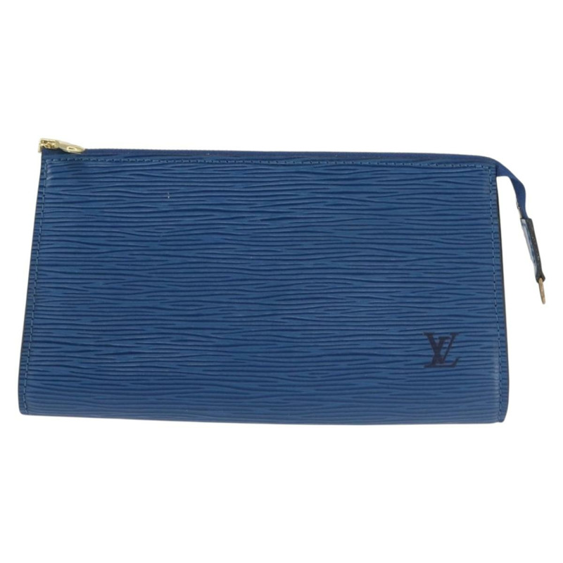 【日本直送】路易威登 Epi Pochette 配件袋 藍色 M52985 LV 正品 144296-12