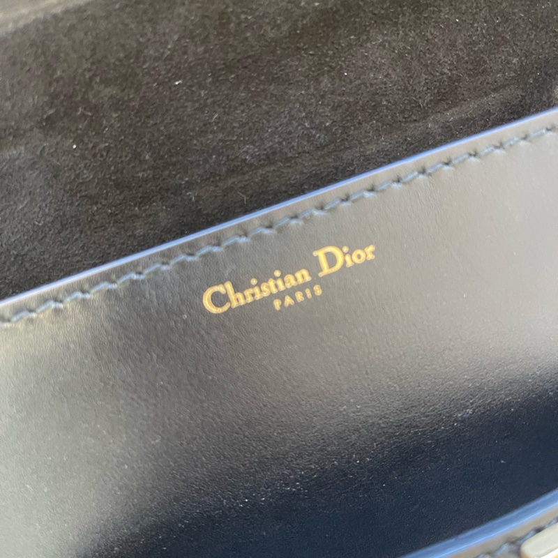 Dior/迪奧 JaDior 黑色logo徽標手拿包-4