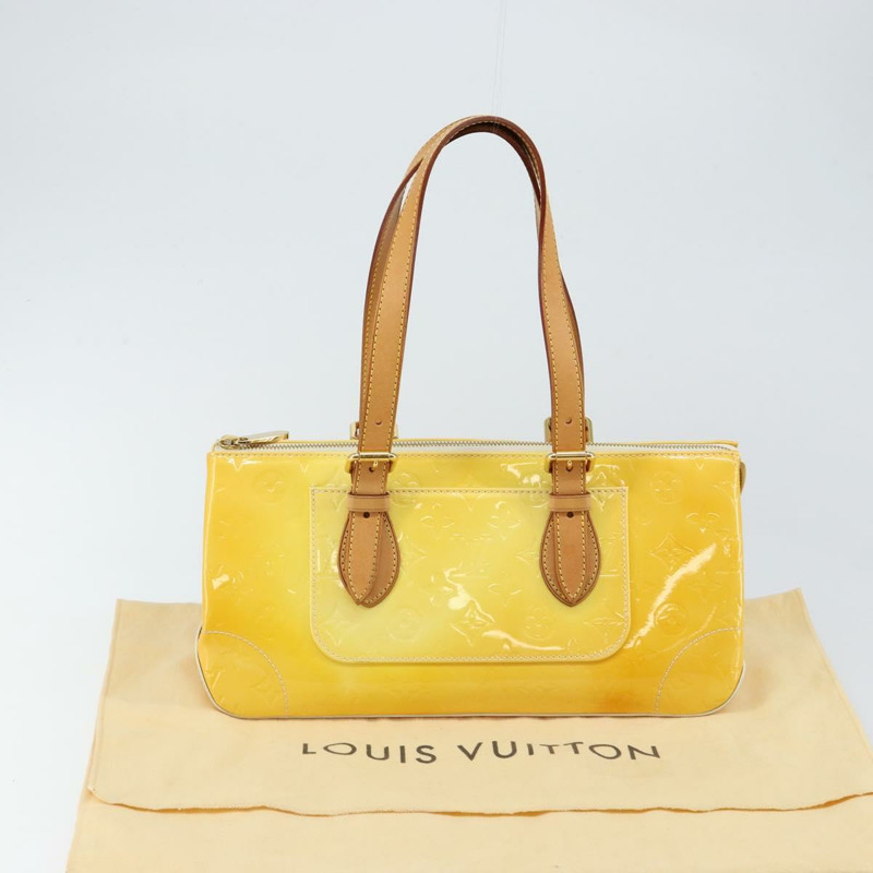 【日本直送】路易威登 Monogram Vernis Rosewood Avenue 手提包 Perle M93508 正品 145460-11