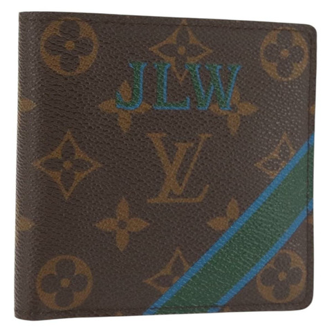 路易威登 Monogram Portefeuille Marco NM 雙折皮夾 LV 正品 143913