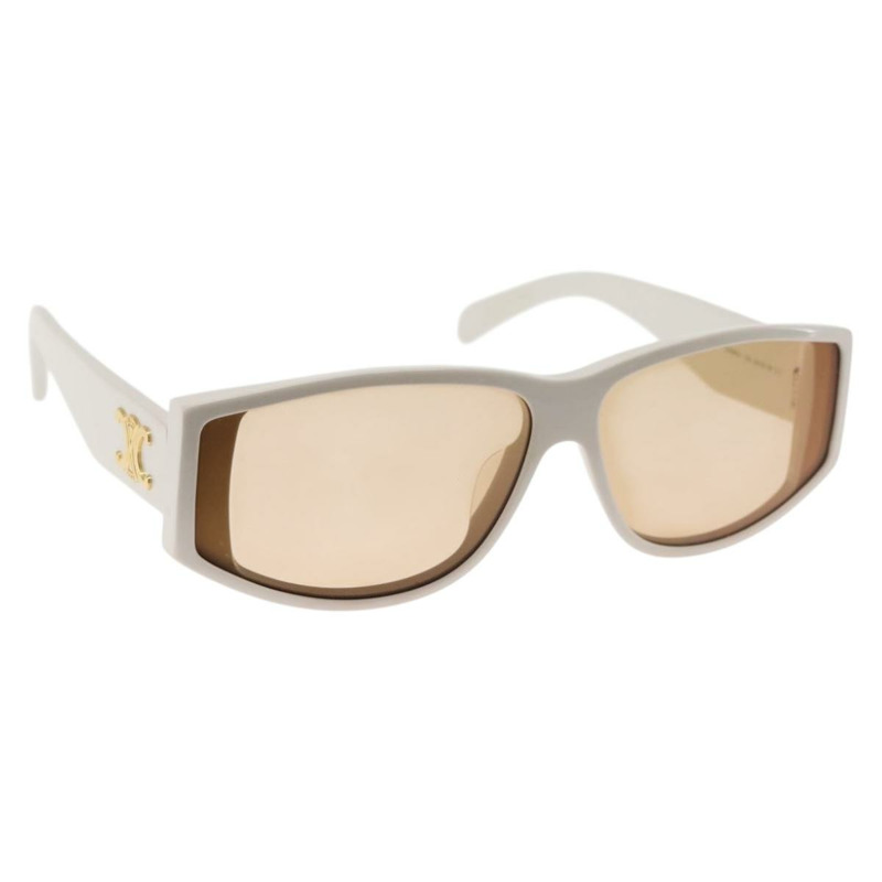 【日本直送】CELINE Triomphe 太陽眼鏡 塑膠 白色 CL40227U 正品 146039-0