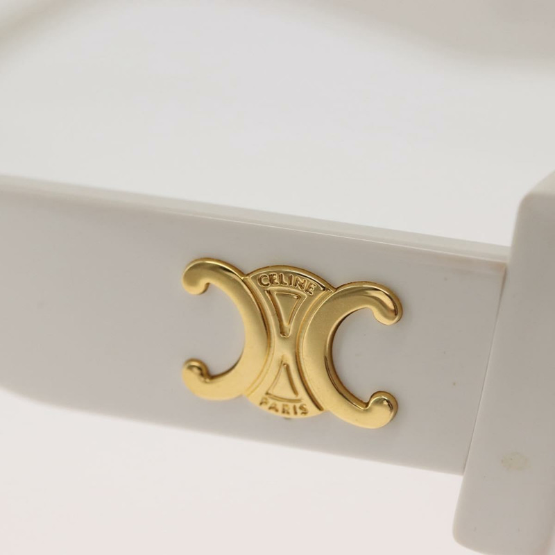 【日本直送】CELINE Triomphe 太陽眼鏡 塑膠 白色 CL40227U 正品 146039-9