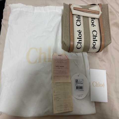 Chloe mini woody bag