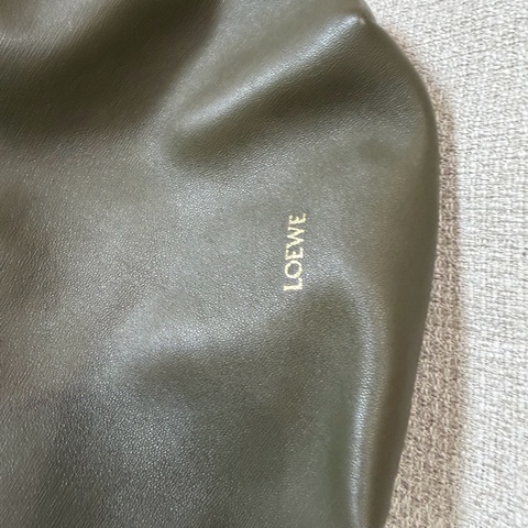 Loewe flamenco mini 玉石系列福袋 暗綠色 附玉石