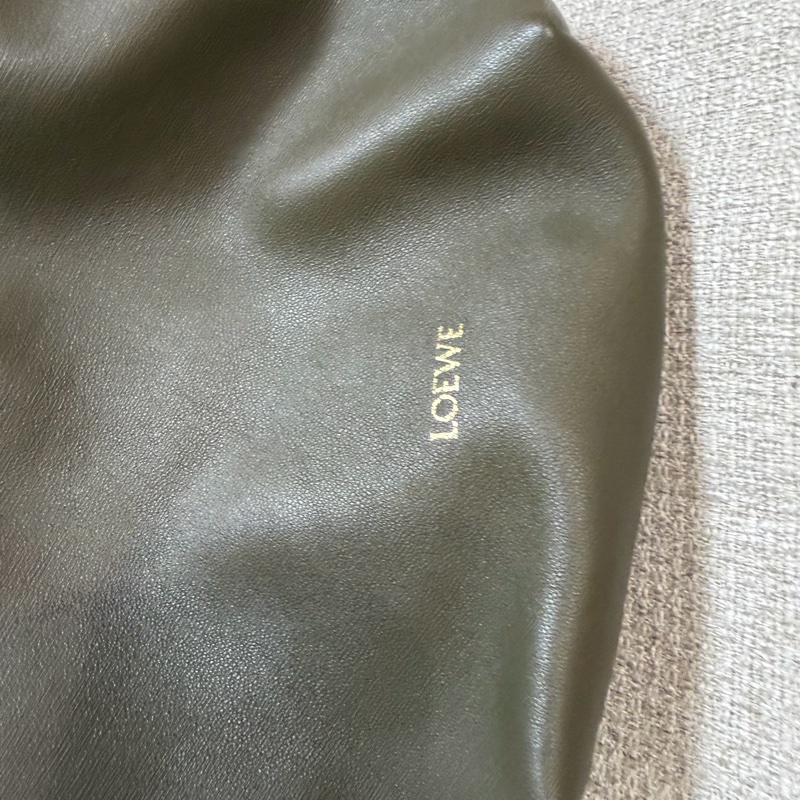 Loewe flamenco mini 玉石系列福袋 暗綠色 附玉石-0