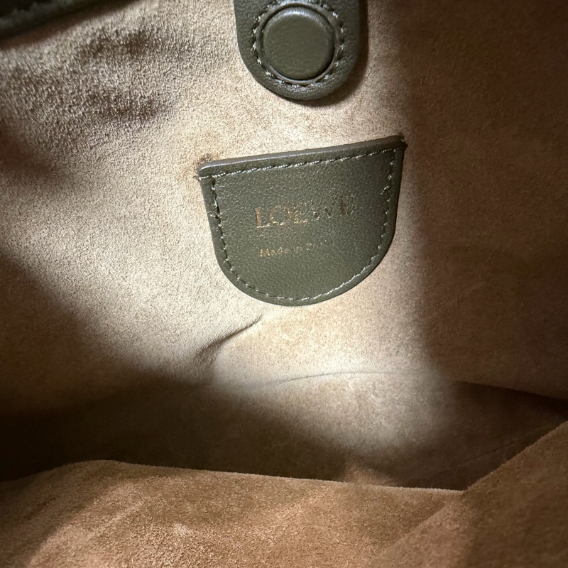 Loewe flamenco mini 玉石系列福袋 暗綠色 附玉石-4