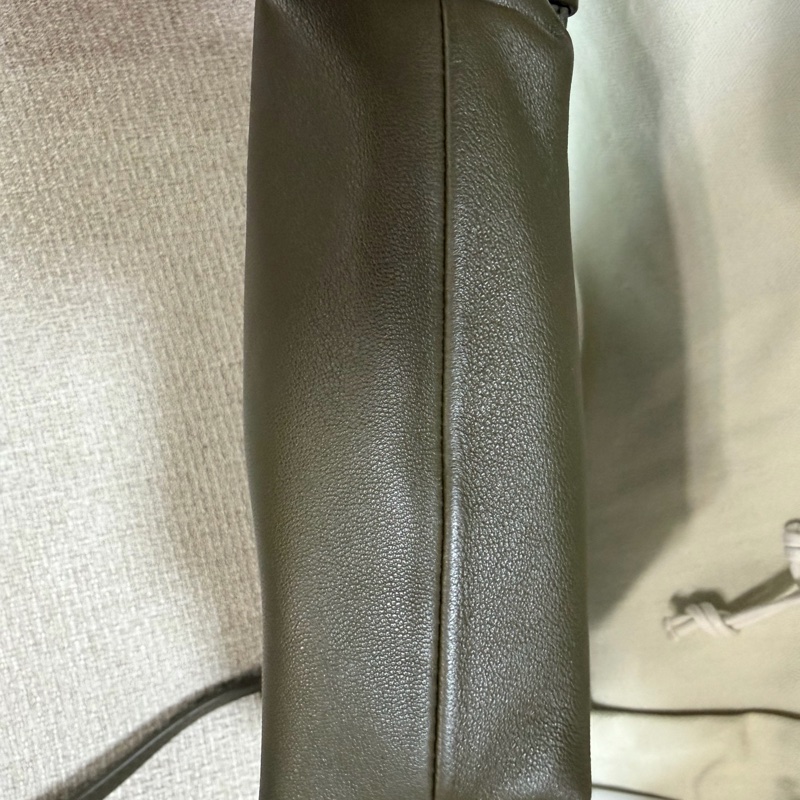 Loewe flamenco mini 玉石系列福袋 暗綠色 附玉石-12