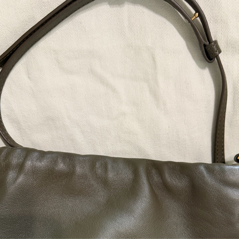 Loewe flamenco mini 玉石系列福袋 暗綠色 附玉石-16