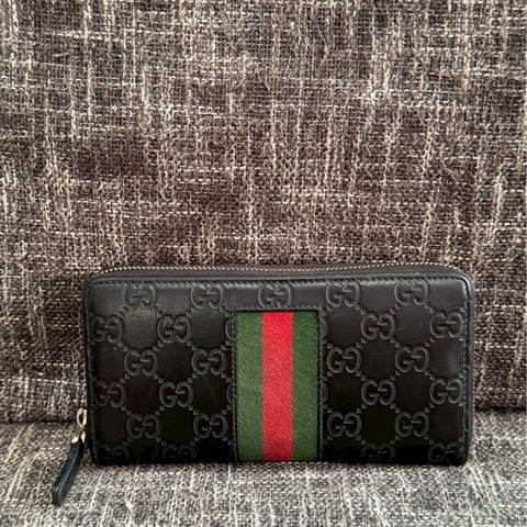 GUCCI黑色長夾
