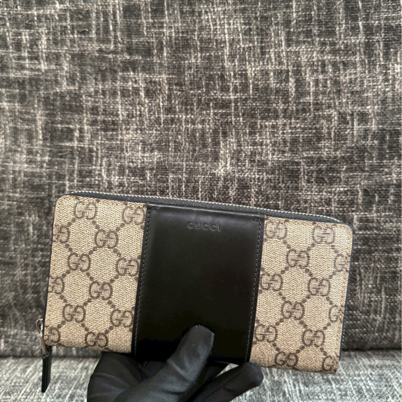 GUCCI老花長夾-1