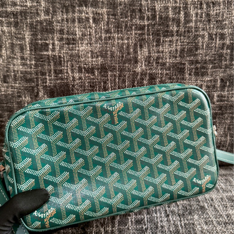 GOYARD綠色相機包-2