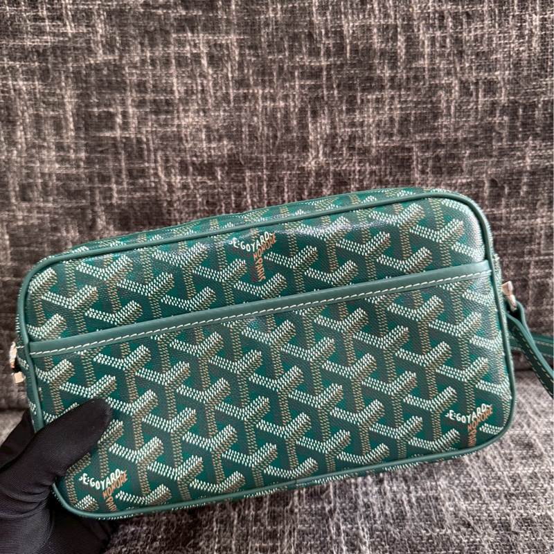 GOYARD綠色相機包-3