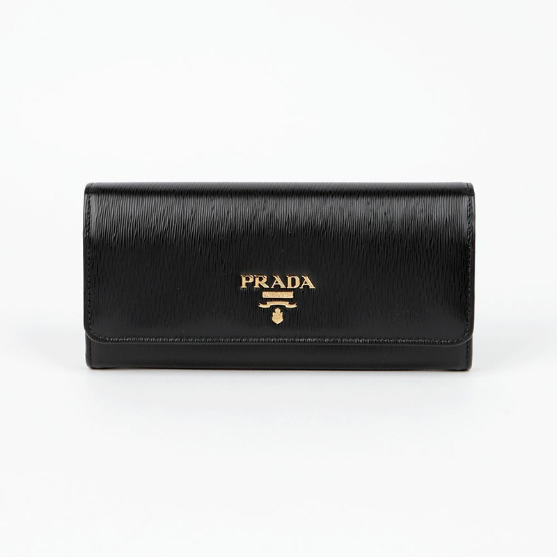 PRADA 1MH132 金屬標誌長錢包-1