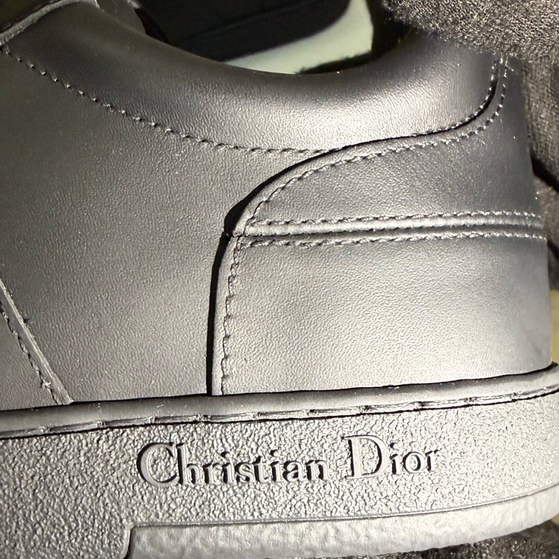 ✨ 閒置 出清 Dior CD LOGO 黑色 球鞋 休閒鞋 男鞋 女鞋 全皮 質感 精品 運動鞋 Christian Dior-6