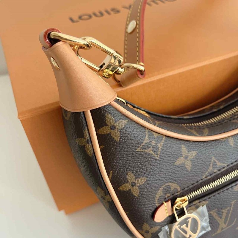 Loop Monogram 老花月亮碗豆單肩包 蕊心款(全新附購證)- Women - Handbags-1