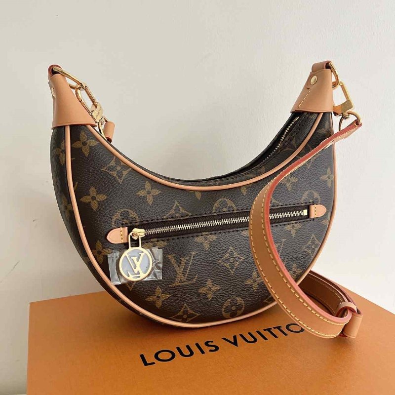 Loop Monogram 老花月亮碗豆單肩包 蕊心款(全新附購證)- Women - Handbags-6