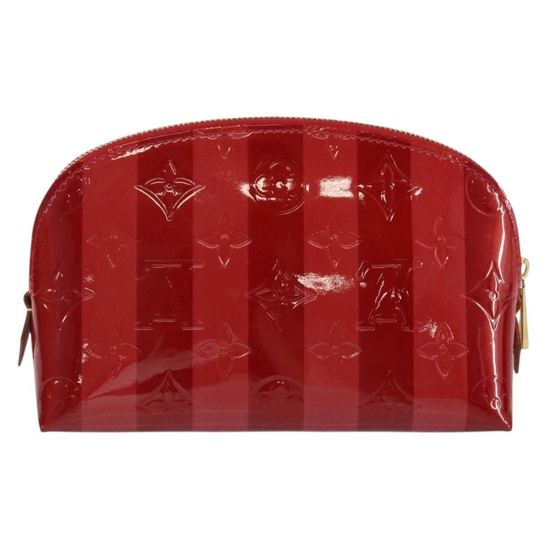 【日本直送】路易威登 Vernis Rayure Pochette 化妝品 Pomme D'amour M91721 正品 144780-1