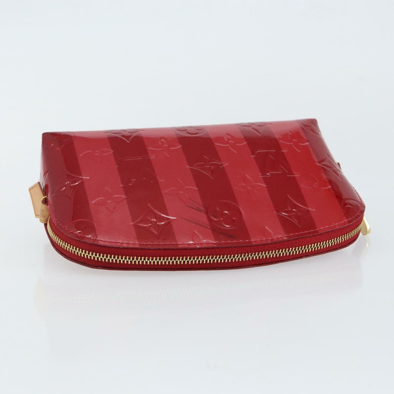 【日本直送】路易威登 Vernis Rayure Pochette 化妝品 Pomme D'amour M91721 正品 144780-4