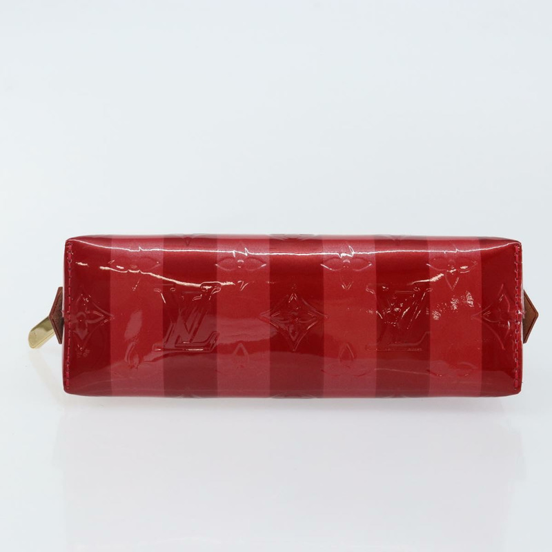 【日本直送】路易威登 Vernis Rayure Pochette 化妝品 Pomme D'amour M91721 正品 144780-5