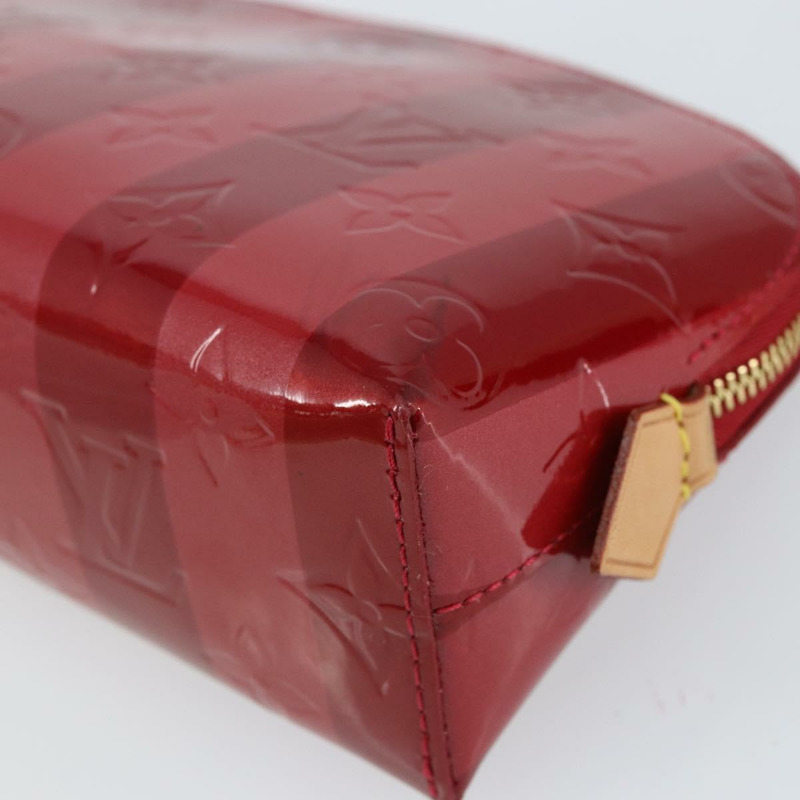 【日本直送】路易威登 Vernis Rayure Pochette 化妝品 Pomme D'amour M91721 正品 144780-6
