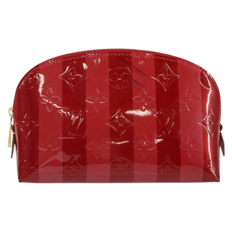【日本直送】路易威登 Vernis Rayure Pochette 化妝品 Pomme D'amour M91721 正品 144780-12