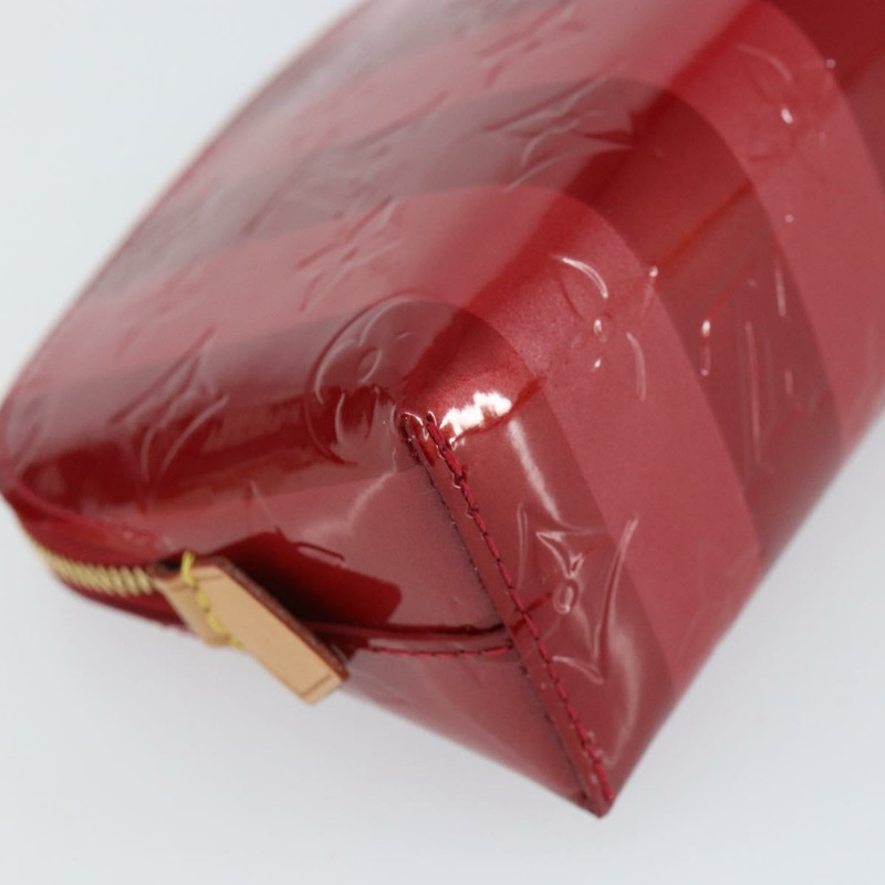 【日本直送】路易威登 Vernis Rayure Pochette 化妝品 Pomme D'amour M91721 正品 144780-15