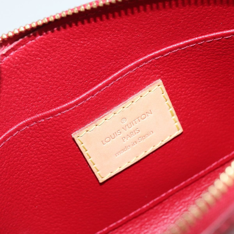 【日本直送】路易威登 Vernis Rayure Pochette 化妝品 Pomme D'amour M91721 正品 144780-16