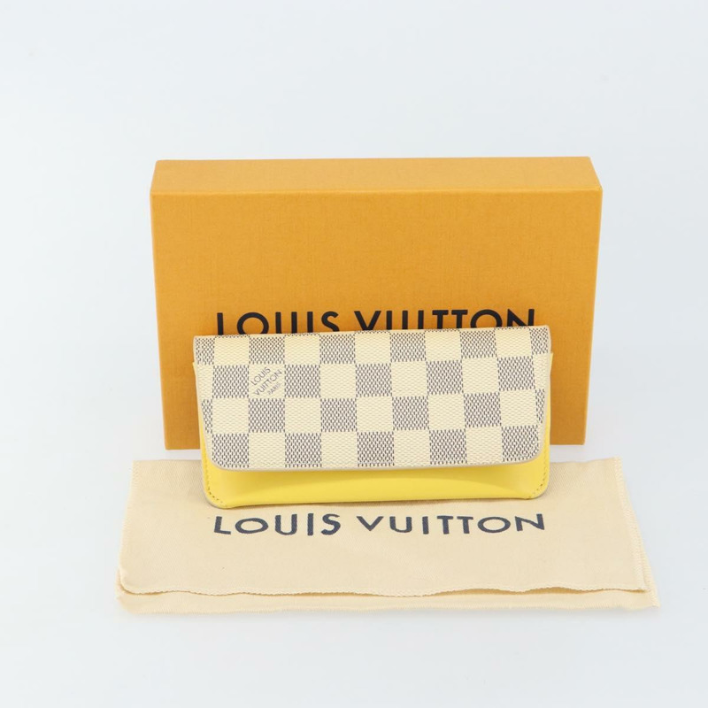 【日本直送】路易威登 Damier Azur Etui Lunette Woody 眼鏡盒 GI0388 LV 正品 144774-11