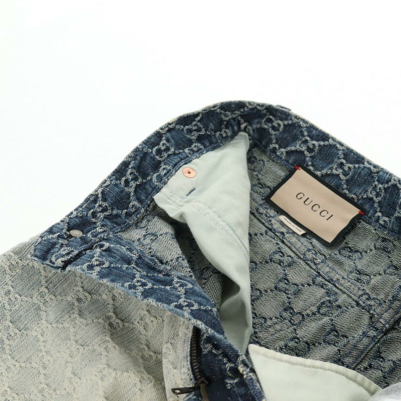 【日本直送】GUCCI GG 提花牛仔半身裙 淺藍色 678789 正品 144315-11
