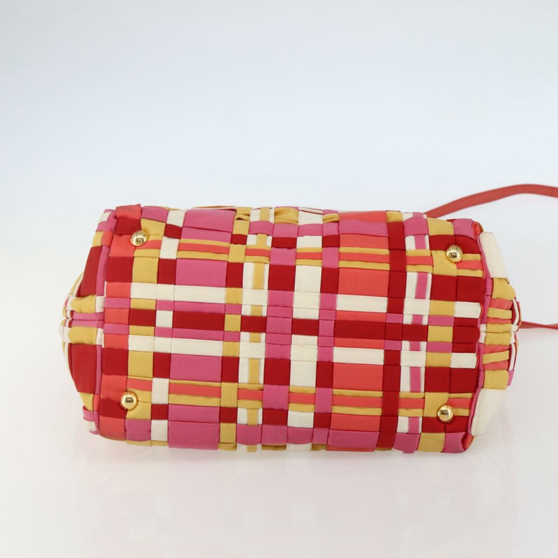 【日本直送】PRADA 手提包 尼龍 2 向 多色 金色 正品 kk565-4