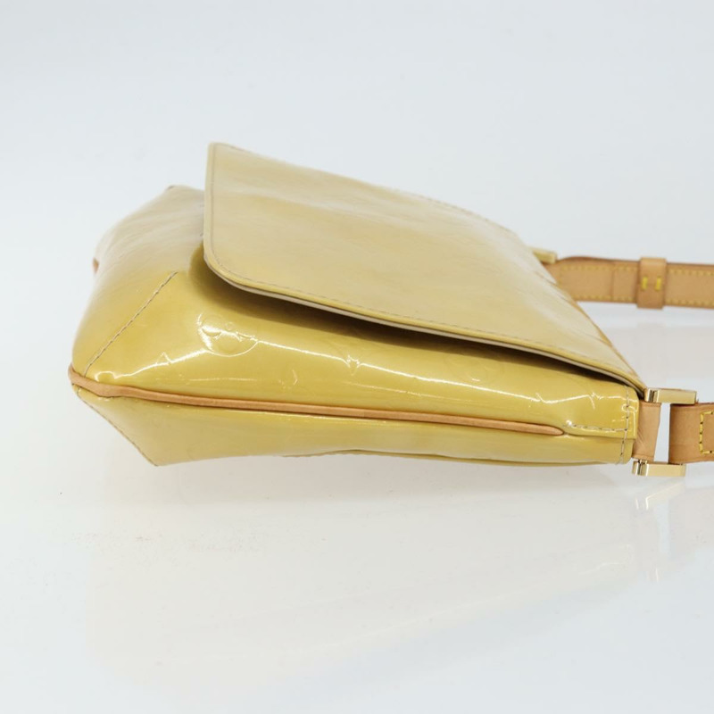 【日本直送】路易威登 Monogram Vernis Thompson Street 包米色 M91301 LV 正品 gh928-2