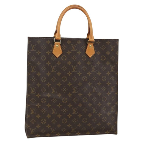 路易威登 Monogram Sac Plat 手提包 M51140 LV 正品 144636