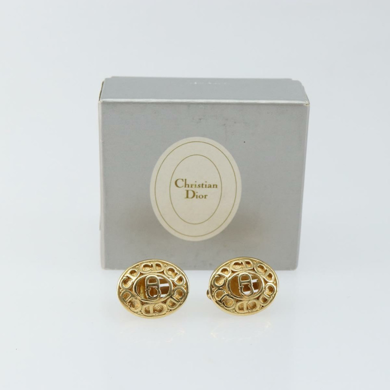【日本直送】Christian Dior 耳環 金屬 金 正品 144699-7