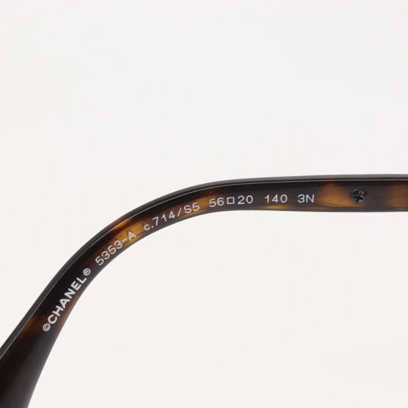 【日本直送】香奈兒太陽眼鏡塑膠棕色 CC 正品 145548-8