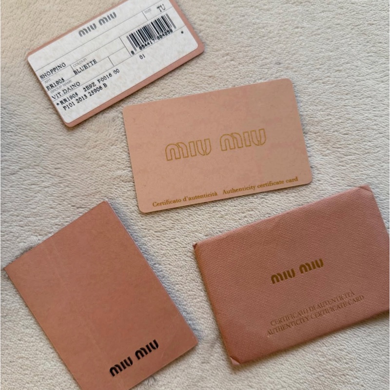 Miumiu肩背兩用包 牛皮 附保卡 附可拆斜背帶-18