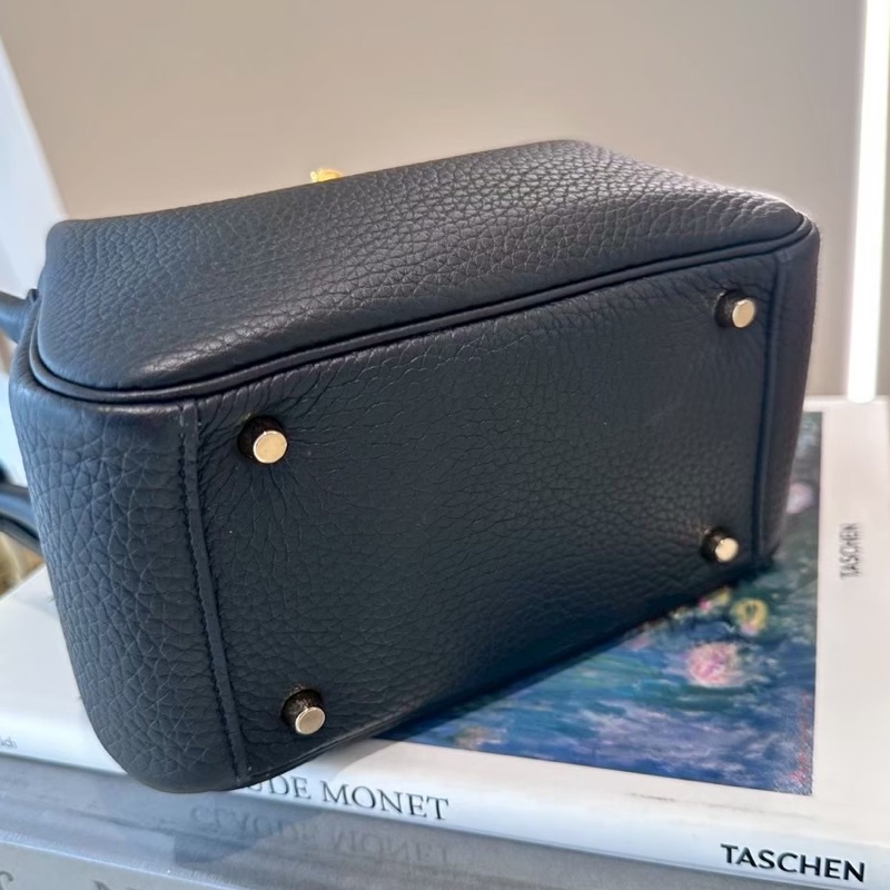 HERMES Mini Lindy 黑金 B刻-4