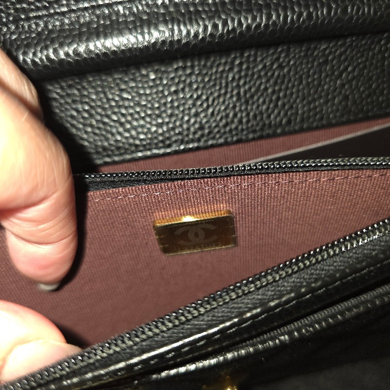 Chanel woc 書包釦 荔枝紋牛皮-3