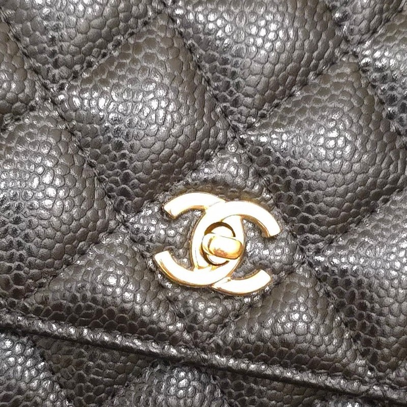 Chanel woc 書包釦 荔枝紋牛皮-20