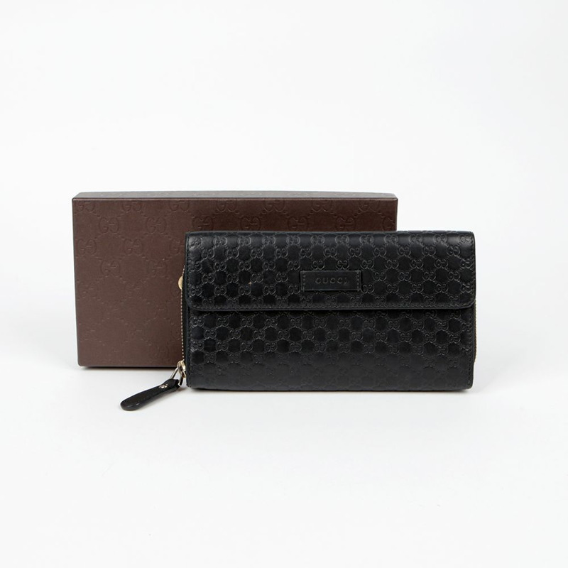 GUCCI Microshima長款皮夾 449364-0
