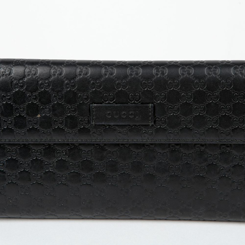 GUCCI Microshima長款皮夾 449364-2