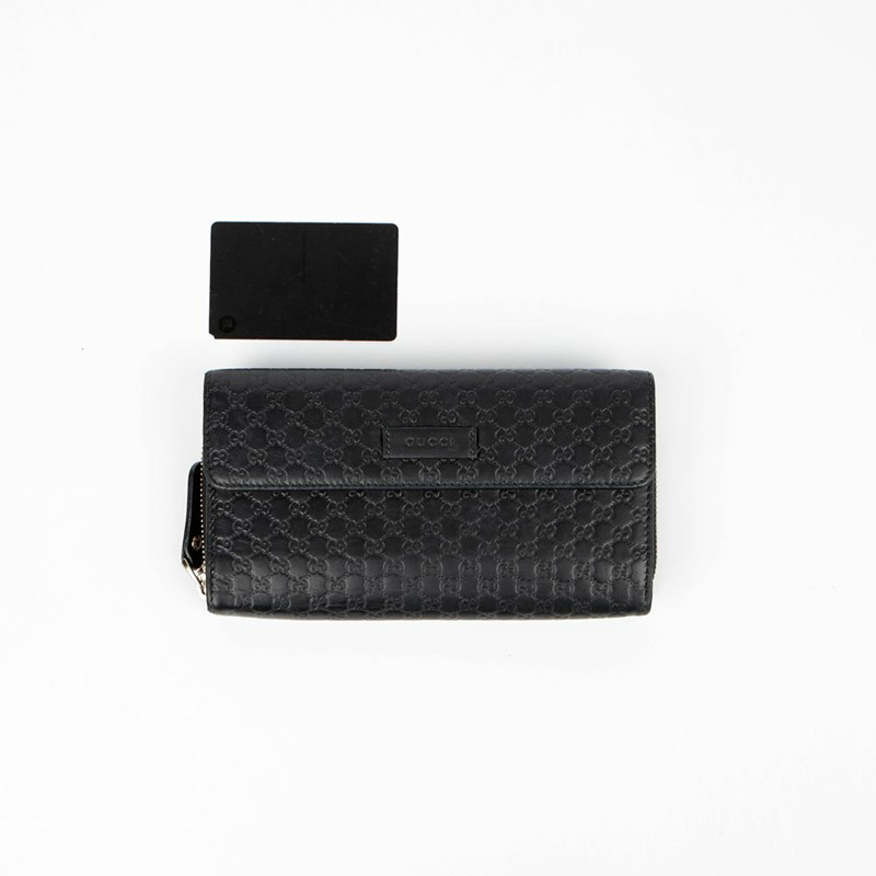 GUCCI Microshima長款皮夾 449364-8