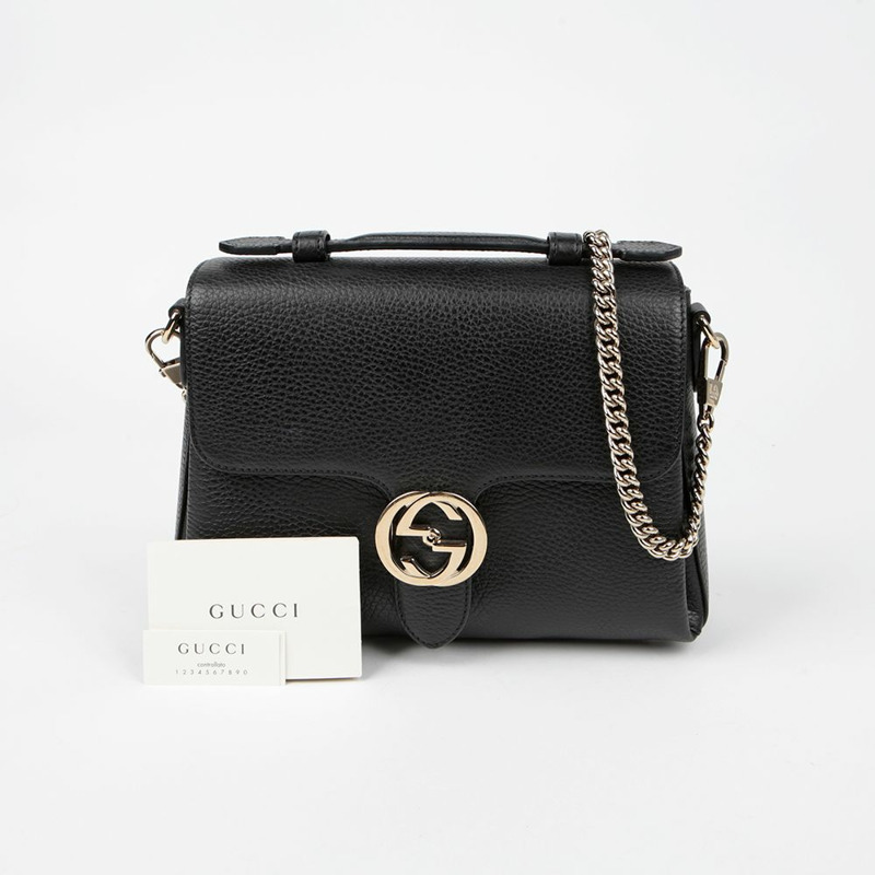 GUCCI 互扣式頂部手把托特單肩包 510302-0