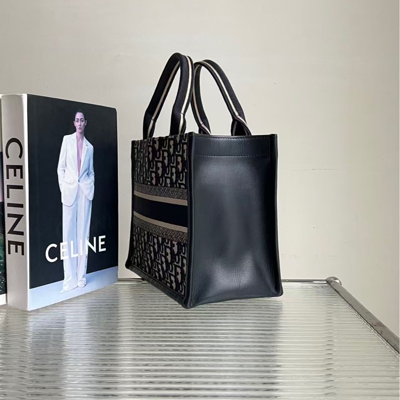 DIOR/迪奧 BookTote 新款老花小號托特,尺寸:26*12*21cm-3