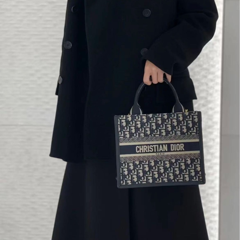DIOR/迪奧 BookTote 新款老花小號托特,尺寸:26*12*21cm-5
