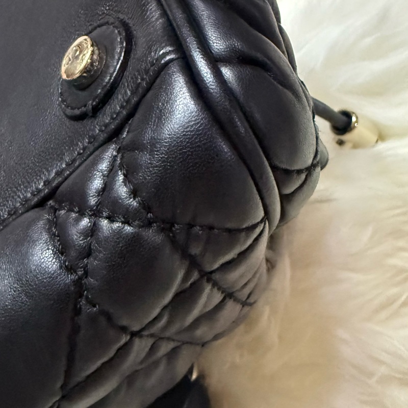 🔥大降價 出清 Dior 黛妃 手提包 CD 經典 菱格 真皮 黑色 金扣 優雅 名媛風 LADY DIOR 氣質 精品 二手-15