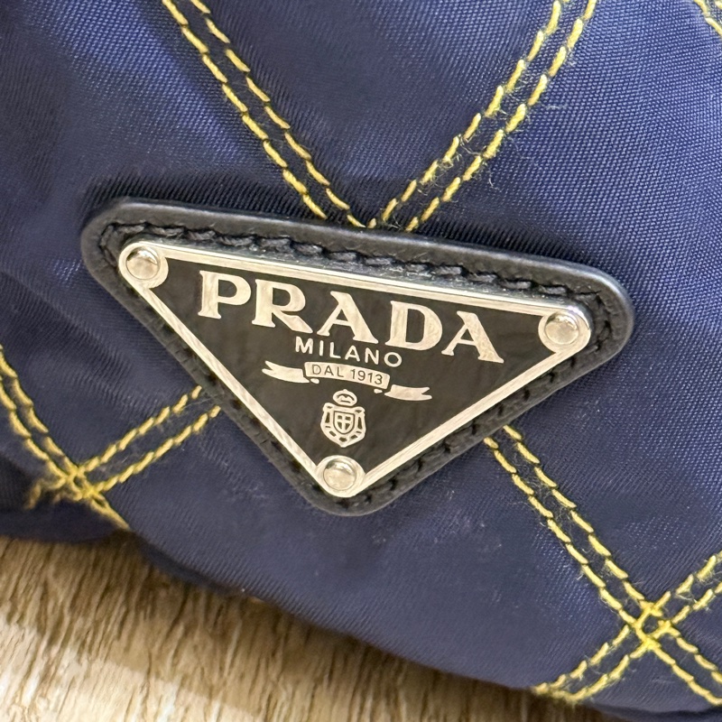 專櫃三折割愛💔非常好看的Prada尼龍  防刮牛皮拼防潑水、耐磨經典降落傘材質-32