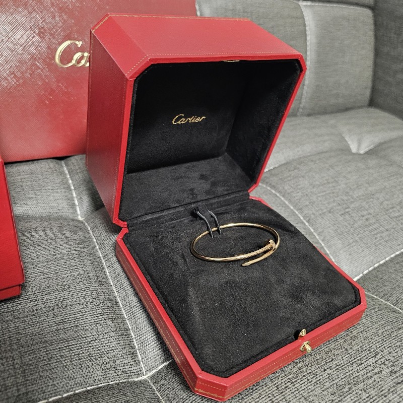 Cartier 手環(16號.玫瑰金.小型款)-3