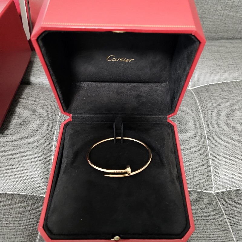 Cartier 手環(16號.玫瑰金.小型款)-7